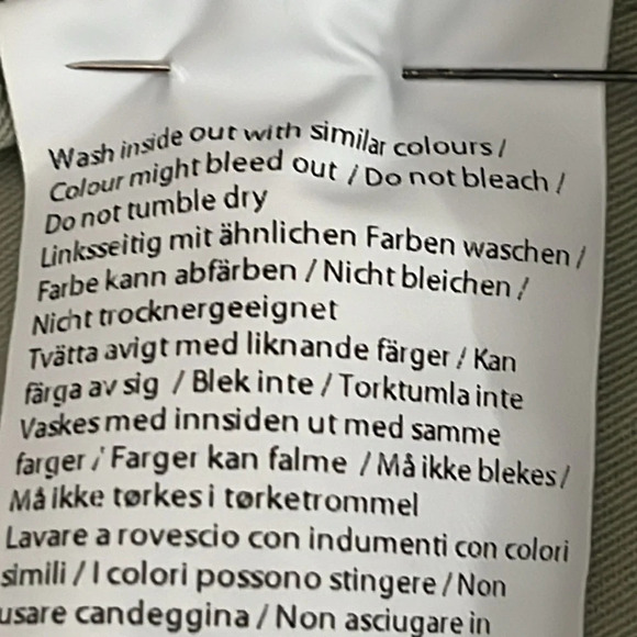 Amendi Gunnar in Green Organic Cotton Pleat Front Button Fly Pants - NWPT - 33 - Picture 11 of 12